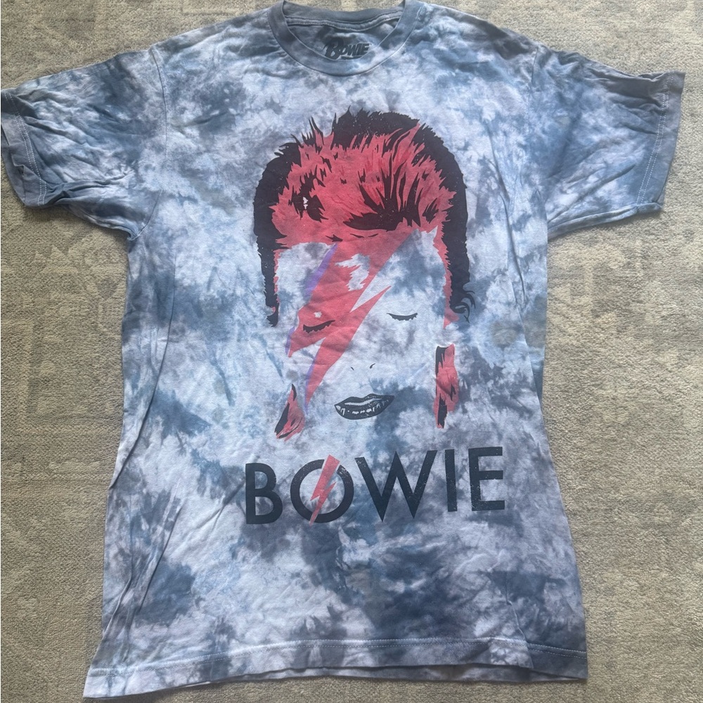 Bowie Custom Tie-Dyed Band Tee